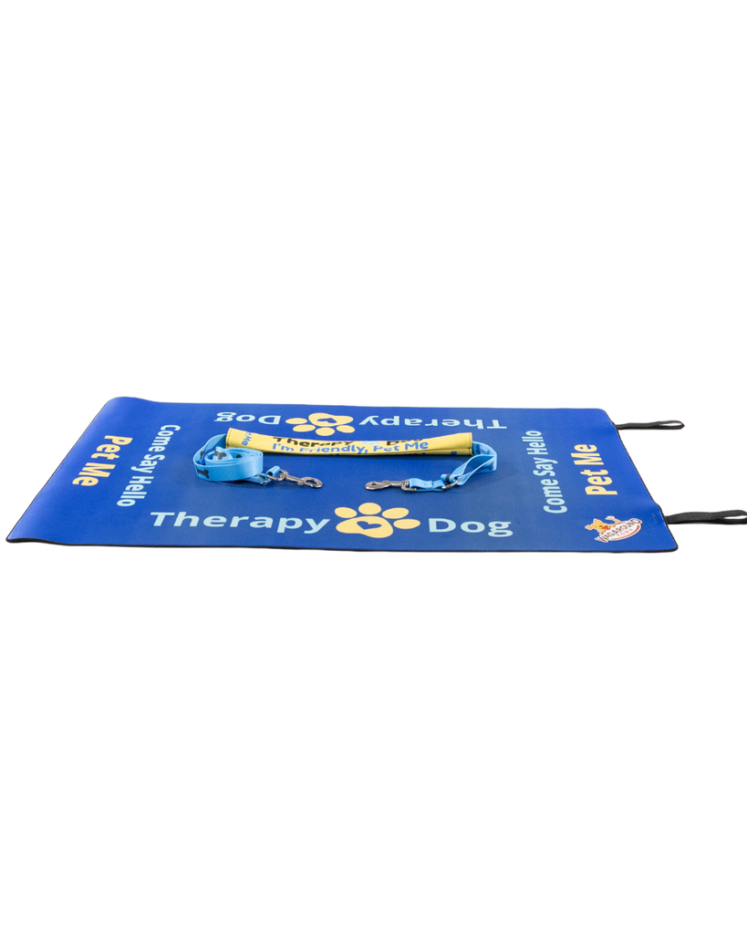 Therapy Dog Travel Mat- Therapy Dog Settle Mat Wag Around Town