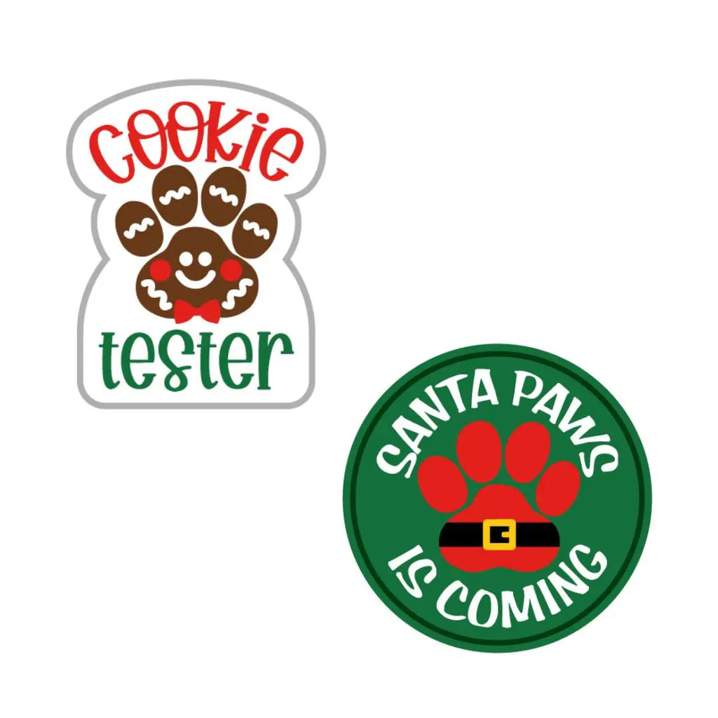 Wag-Witty Dog Bandana Charms!- Santa Paws/ Cookie Tester PRELAUNCH Wag Around Town