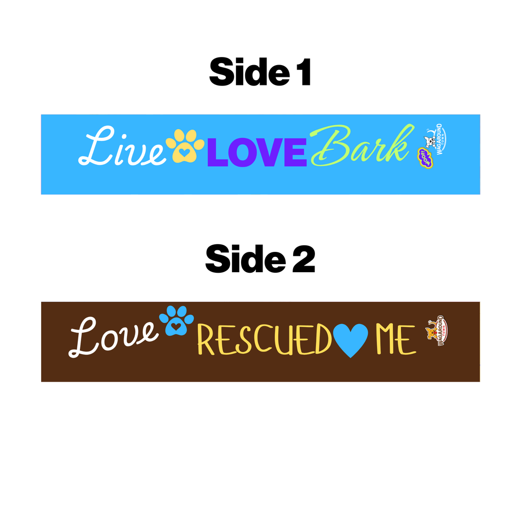 Live Love Bark- Leash Cover Wag Around Town