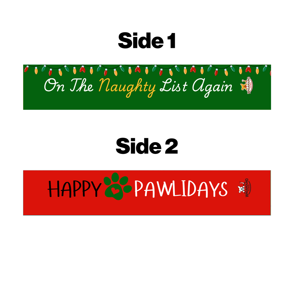 Christmas- Leash Cover Wag Around Town