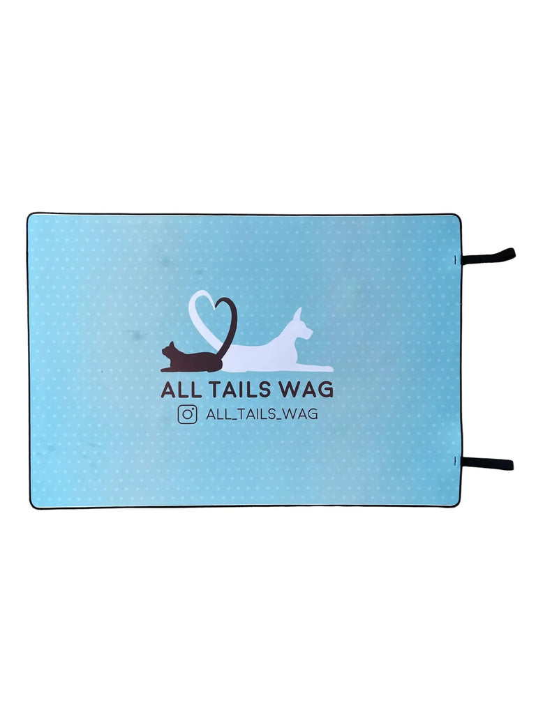 Custom Dog Travel Mat Wag Around Town