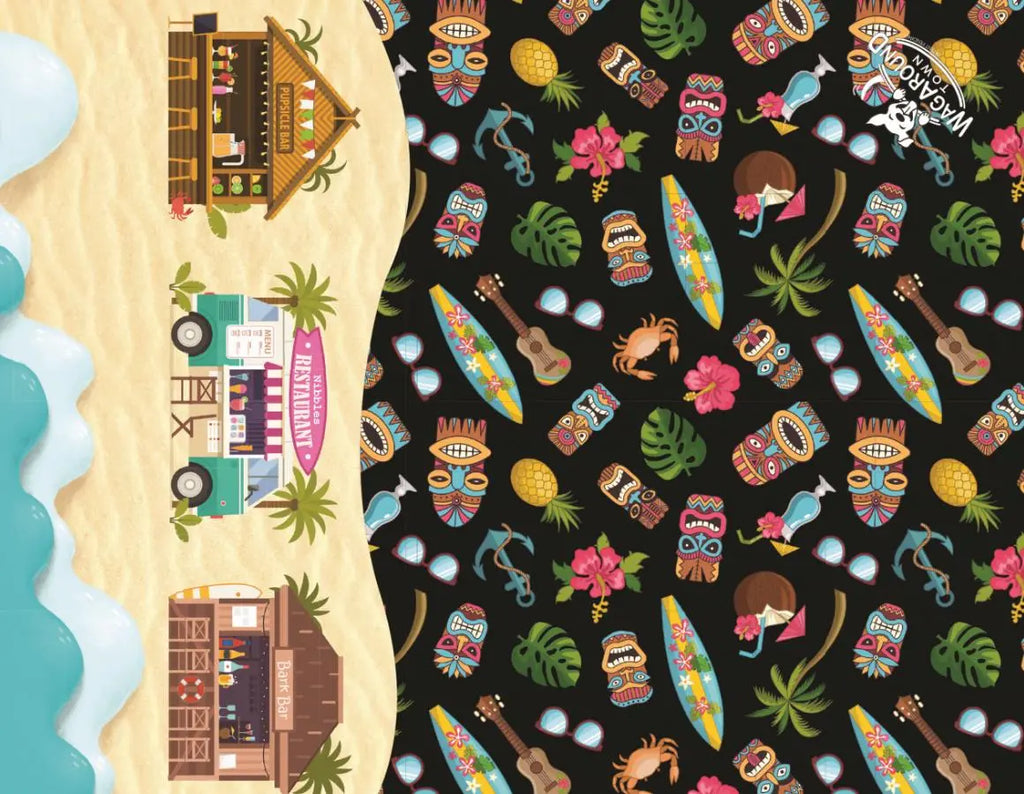 Travel Mat- Tiki Beach Wag Around Town