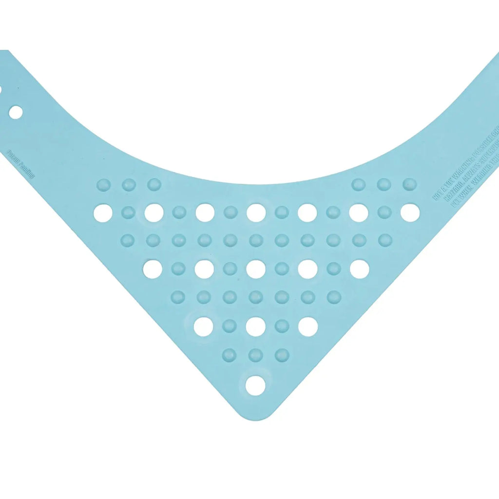 Charmdana- Light Weight- Blue - Rubber Dog Bandana with Charms! Wag Around Town