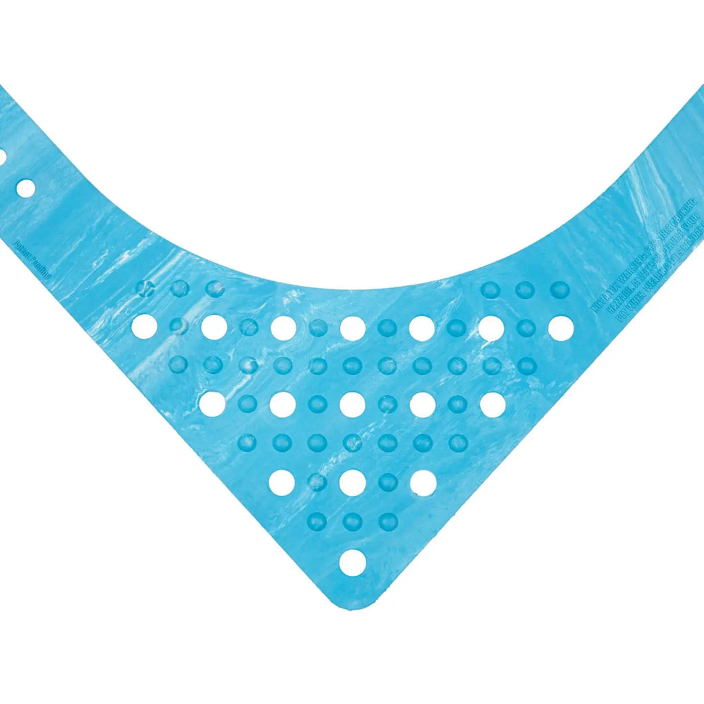 Charmdana-  Light Weight- Blue Wave- Rubber Dog Bandana with Charms! Wag Around Town