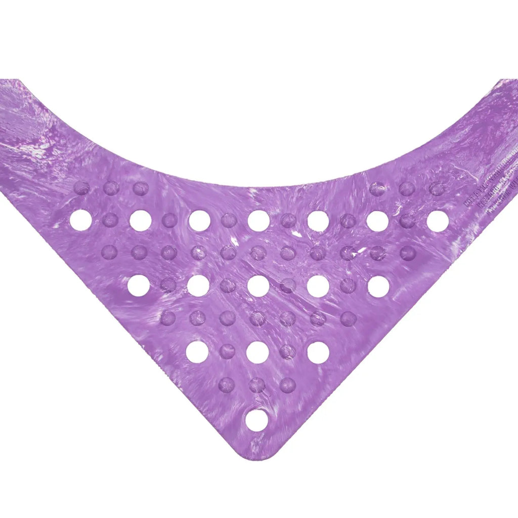 Charmdana-  Light Weight- Violet - Rubber Dog Bandana with Charms! Wag Around Town