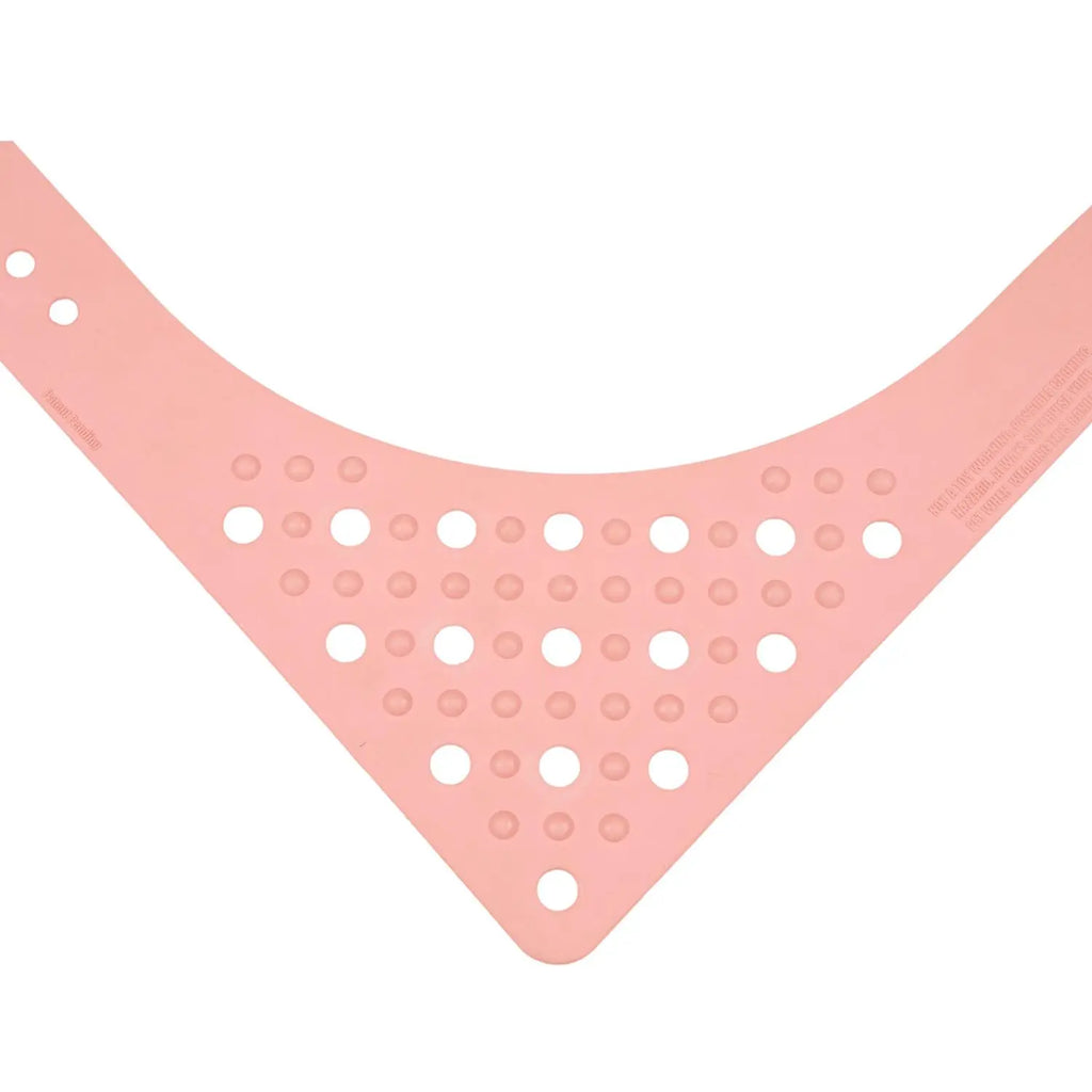 Charmdana- Light Weight-  Pink - Rubber Dog Bandana with Charms! Wag Around Town