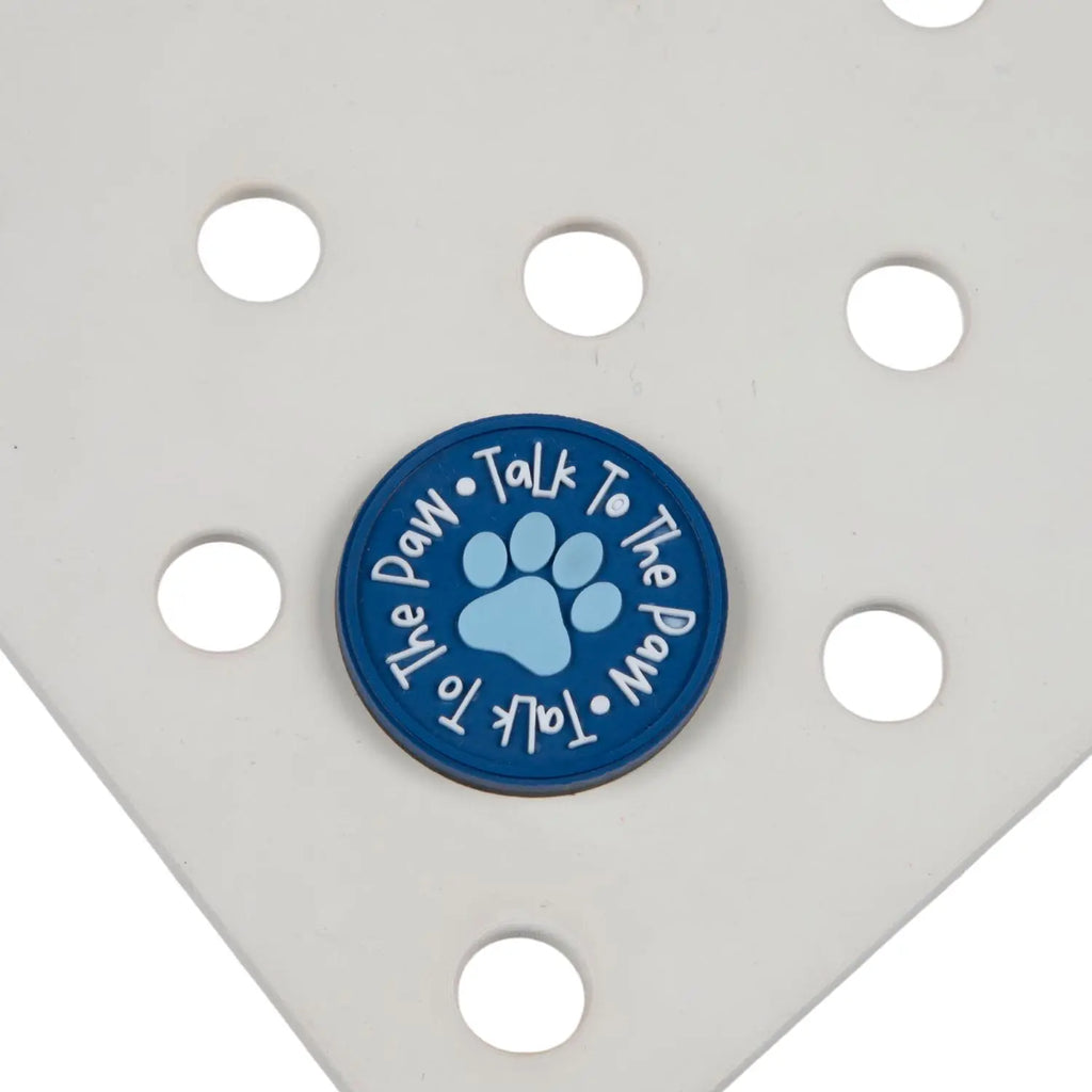 Wag-Witty Dog Bandana Charms! -Just Here For Treats/Talk to the Paw Wag Around Town