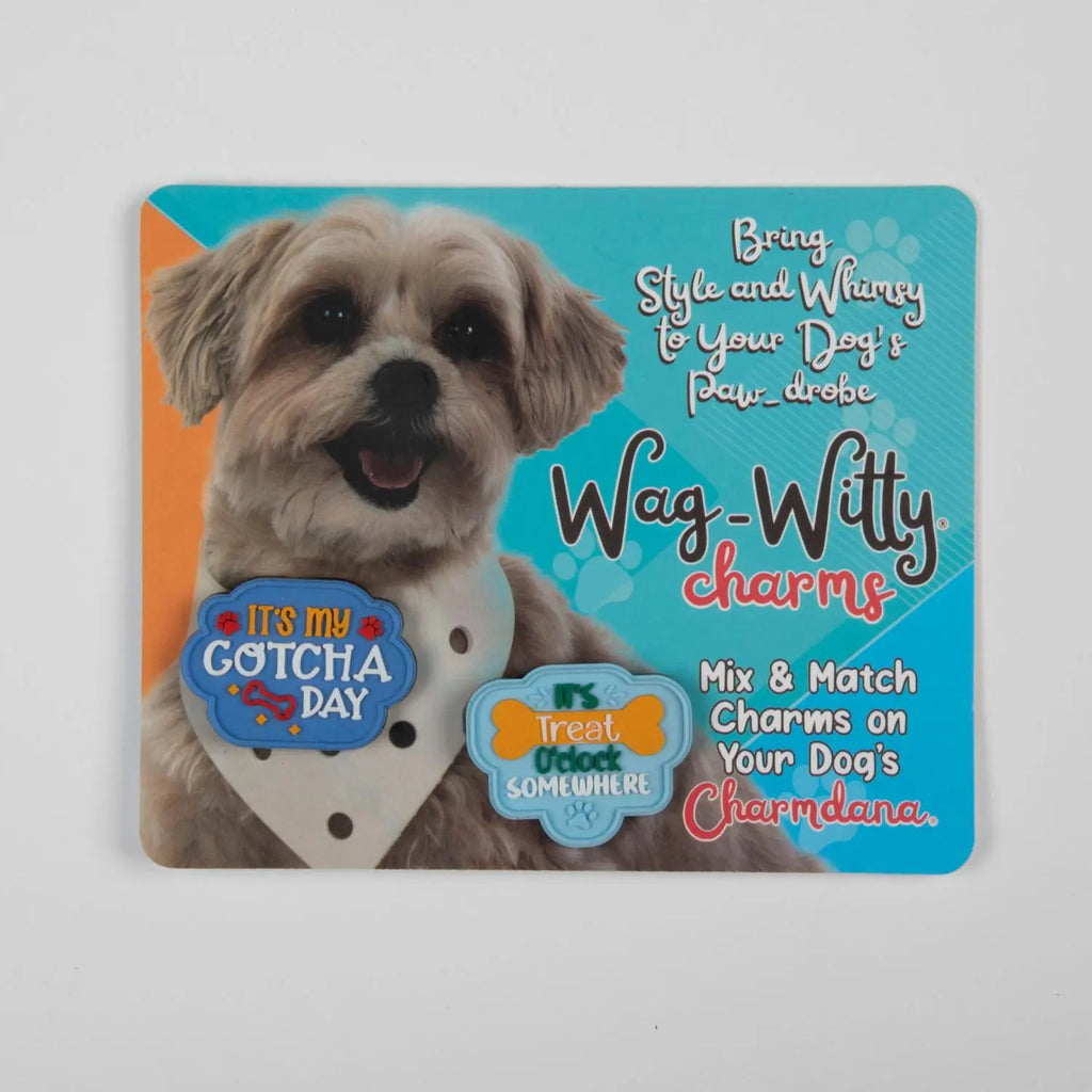 Wag-Witty Dog Bandana Charms! - Treat O'Clock/Gotcha Day Wag Around Town